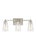 The Sean Lavin Mercer three light vanity fixture in satin nickel offers shadow-free lighting in your powder room, spa, or...