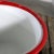 Mid 20th Century Mid Century Modern Ice Bucket Red Faux Patent Leather and White Plastic With Daisy Knob For Sale - Image 11 of 13