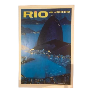 1960s Howard Koslow; Rio Poster Hand Signed
