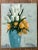 “The Blue Vase” is an original, acrylic, impressionistic floral by Linda McDonough. White tulips, expectant and ready to...