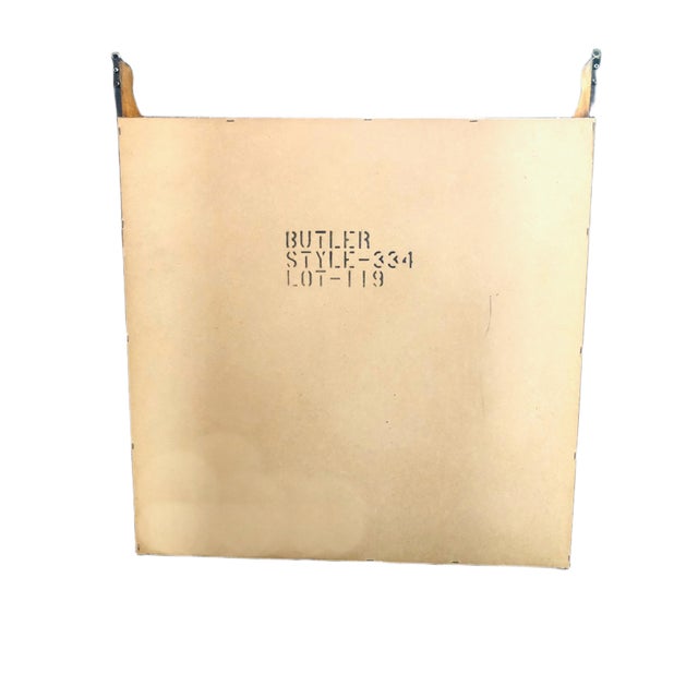 Three-Tier, Wall-Hanging Mirrored Wood Shelf For Sale - Image 4 of 4