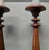 Tall Gothic Turned and Carved Wooden Candlesticks, 1960, Set of 2 For Sale - Image 4 of 6