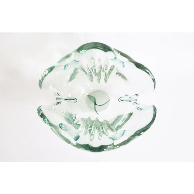Vintage Glass Bowl by Josef Hospodka for Chribska, 1960s For Sale - Image 4 of 8