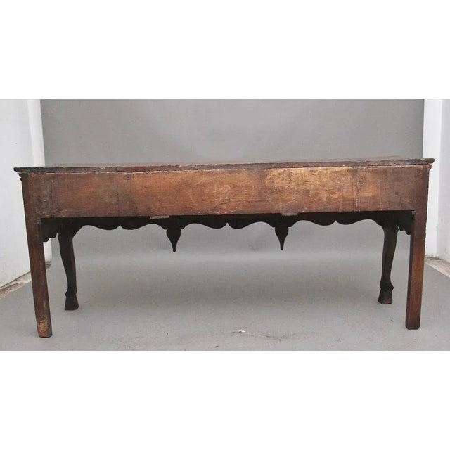 Early 18th Century Oak Dresser Base, 1740s For Sale - Image 4 of 12