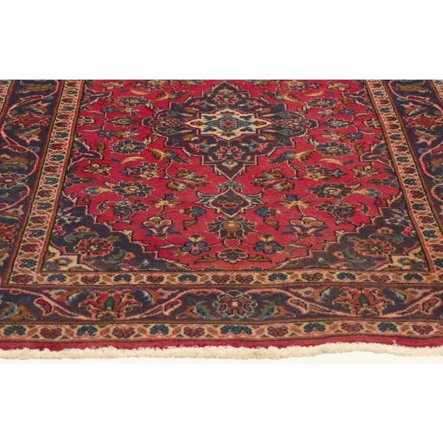 Vintage Persian Kashan Rug, 03'02 X 04'09 For Sale - Image 4 of 10