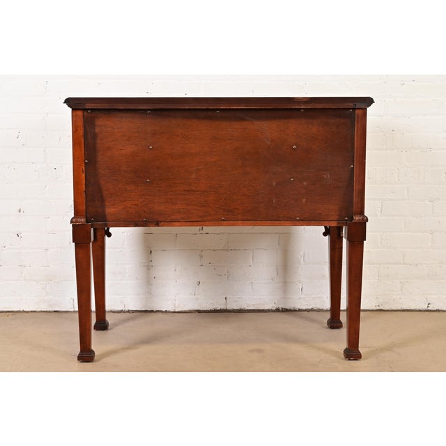 Councill Furniture Georgian Carved Mahogany Buffet Server or Console Table For Sale - Image 12 of 13