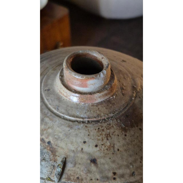 Vintage French Olive Oil Jar, South of France, 1890s For Sale - Image 6 of 11