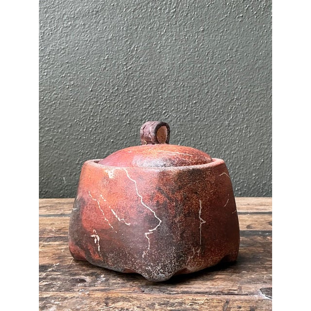 Vintage Studio Pottery Lidded Ceramic Jar For Sale - Image 15 of 18