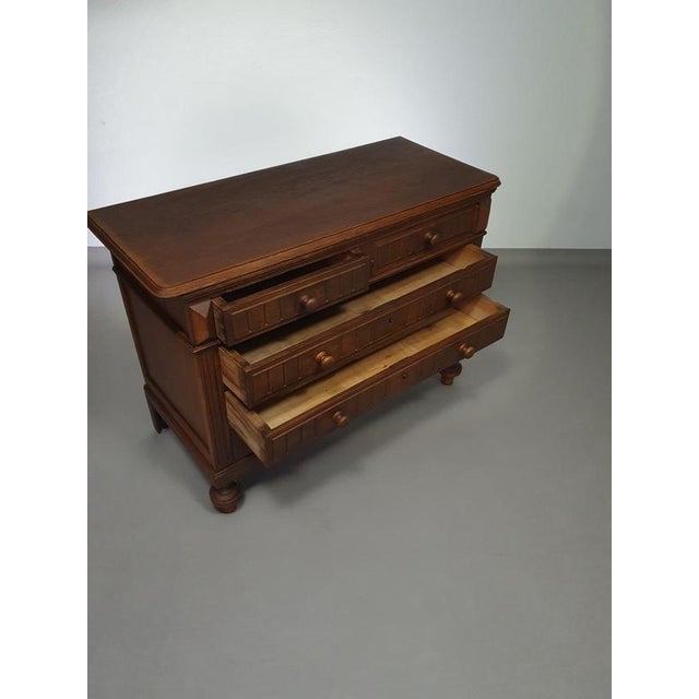 Brown Commode in Wood, 1930s For Sale - Image 8 of 18