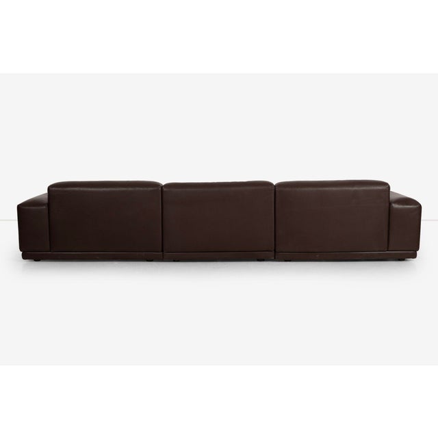 Jasper Morrison for Vitra Chocolate Brown Leather Soft Sectional Modular Sofa 2016 For Sale - Image 11 of 12