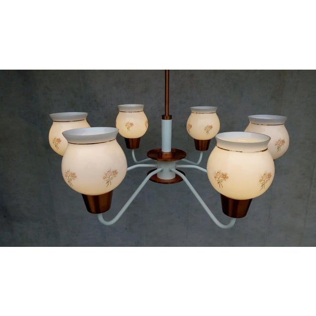 Vintage Type 54 Chandelier from Drukov, 1970s For Sale - Image 4 of 13