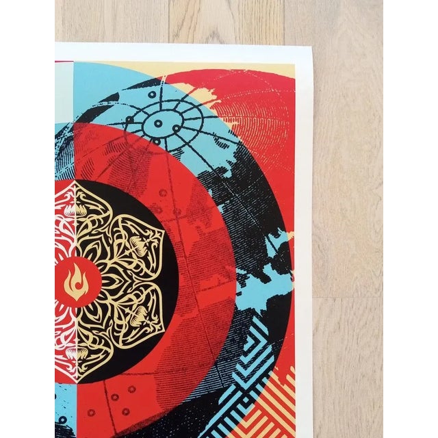 Shepard Fairey (Obey), Constructivist Banner Black, Screenprint For Sale - Image 5 of 8