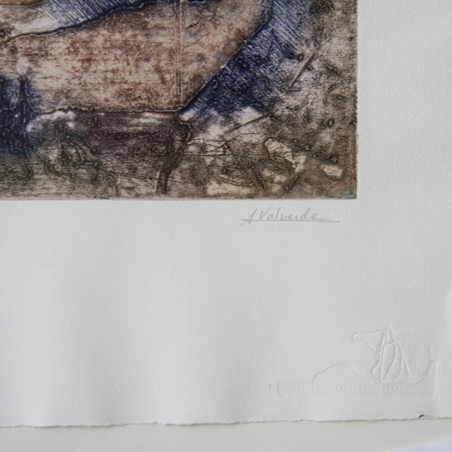 Alberto Valverde Travieso, Engraving on Paper, Spain, 1960s For Sale - Image 6 of 7