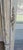 1930s Vitrine Cabinet, French Bluish Display Cabinet/ Case, Cracked / Peeling Finish For Sale - Image 4 of 18