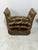 Brown Art Deco Armchairs and a Coffee Table, Italy, 1940s, Set of 3 For Sale - Image 8 of 17
