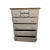 1990s Wood Chest of Drawer 8 Drawer Dark Beige For Sale - Image 9 of 9