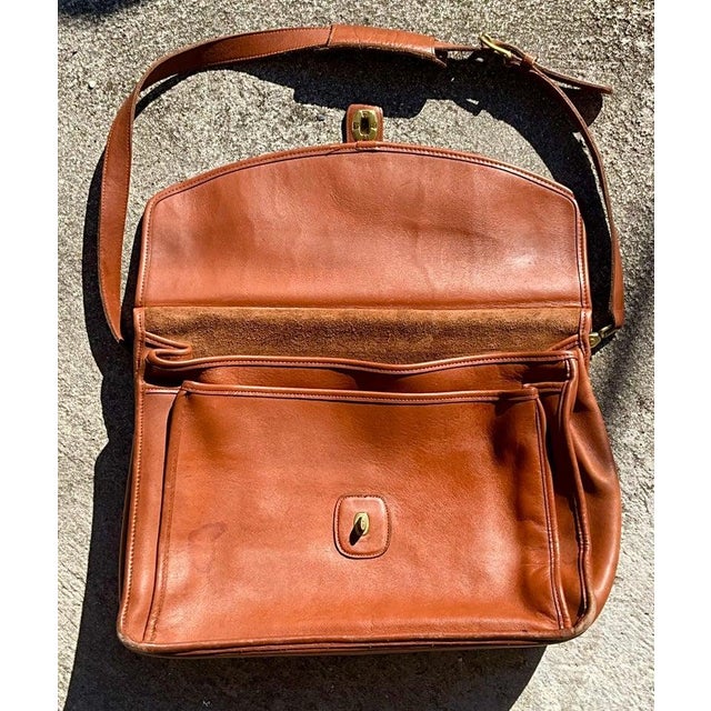 Vintage Coach Beekman Briefcase For Sale - Image 10 of 11
