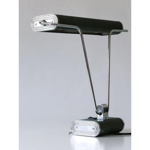 1930s Art Deco Table Lamp or Desk Light No 71 by André Mounique for Jumo, 1930s For Sale - Image 5 of 18