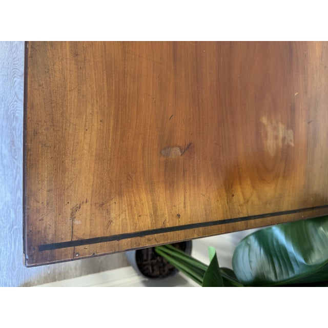 Vintage Mahogany Console Table with Drawers, 1950s For Sale - Image 11 of 12