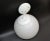 Bauhaus Style Round Opaline Glass and Enamel Pendant Light For Sale - Image 9 of 12