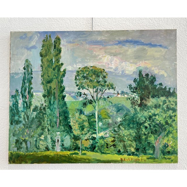 Paul Mathey, Printemps, Oil on Canvas For Sale - Image 11 of 11