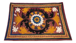 Silk Embroidery Vintage Tapestry