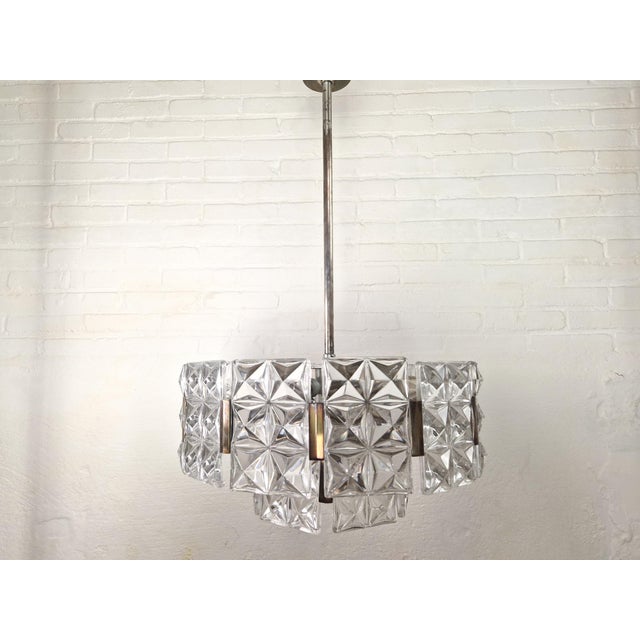 Vintage Crystal Pendant by Egon Hillebrand for Hillebrand Lighting, 1960s For Sale - Image 14 of 14