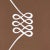 Contemporary Sample - Schumacher Nicolette Wallpaper in Silver on Brown For Sale - Image 3 of 4