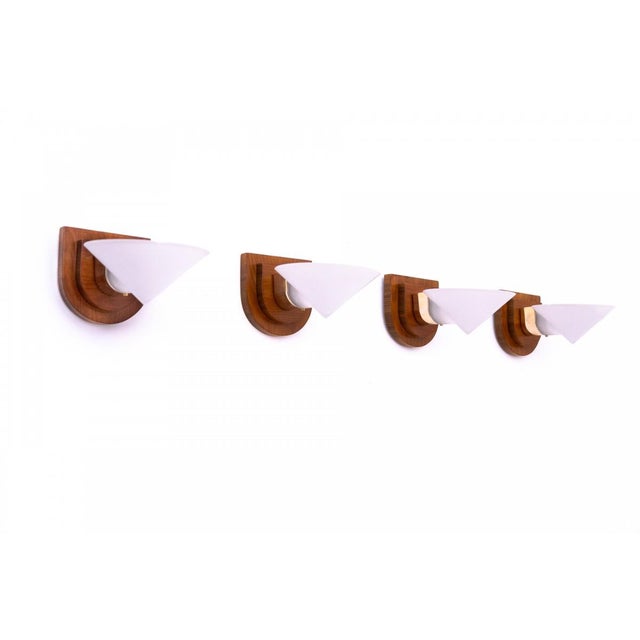 1950s Art Deco Wall Lamps, Poland, 1950s, Set of 4 For Sale - Image 5 of 5