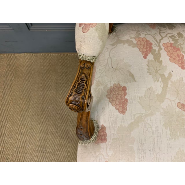 French Carved Walnut Armchairs, 1910, Set of 2 For Sale - Image 11 of 17