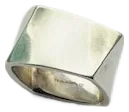 Vintage Frank Gehry Tiffany & Co. Sterling Silver Torque Ring, Size 8.5, Architectural Statement, 2006 Collaboration
