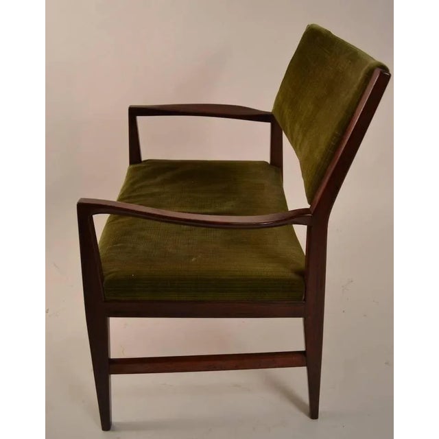 Wood Set of Four Rosewood Armchairs For Sale - Image 7 of 10