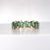Zig Zag Yellow Gold Natural Diamond & Emerald Ring For Sale - Image 14 of 14
