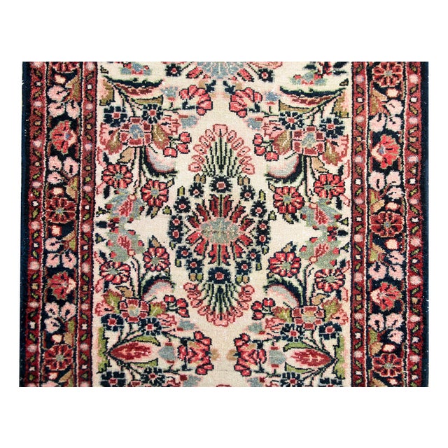 Textile Early 20th Century Persian Dargazin Runner For Sale - Image 7 of 15