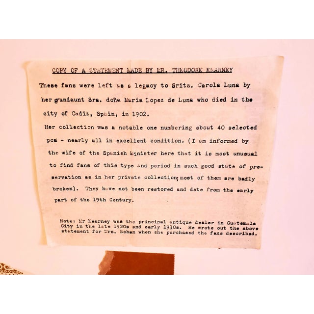 Framed 19th Century Guatemalan Fan For Sale - Image 11 of 12