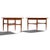 Mid-Century Modern Pair Danish Teak Side Tables With Drawers 1960s For Sale - Image 3 of 10