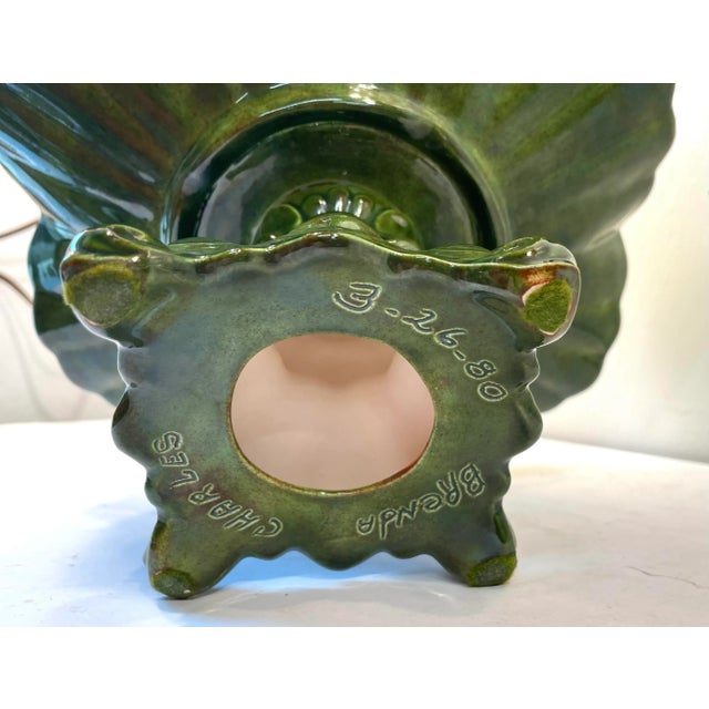 Ceramic Vintage Ceramic Green Apple Topiary For Sale - Image 7 of 7
