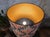 Large Antique Porcelain Lamp in Orange with Art Deco Shade For Sale - Image 10 of 14