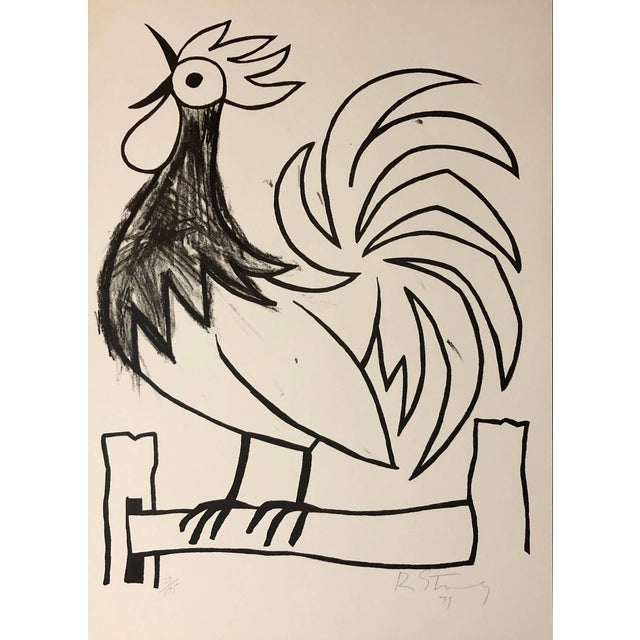 Pop Art Bob Stanley, Rooster Pop Art Triptych Lithograph Suite Hand Signed For Sale - Image 3 of 10