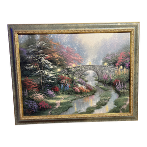 Thomas Kinkade Painting Stillwater Bridge