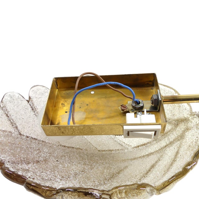 Large Murano Glass Wall Light by Hillebrand, Germany, 1960s For Sale - Image 6 of 7