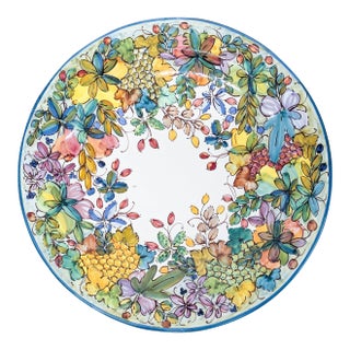 Rampini Radda Ceramics Large Serving Platter For Sale