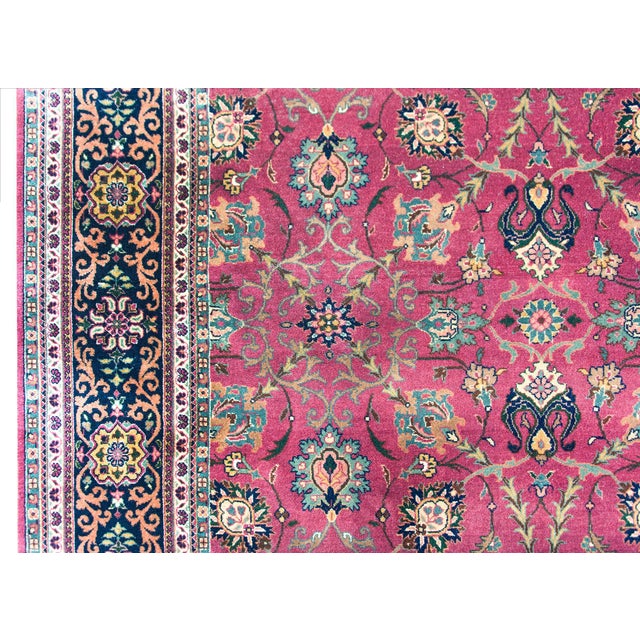 Late 20th Century Pakistani Tabriz Rug For Sale - Image 11 of 15