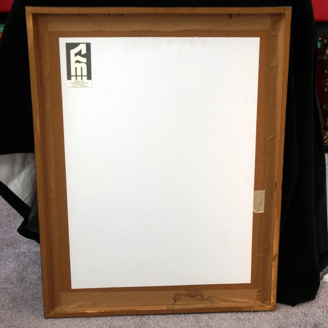 Expressionism Framed Original Acrylic Painting by Alfredo Vega Farfan (2015) For Sale - Image 3 of 5