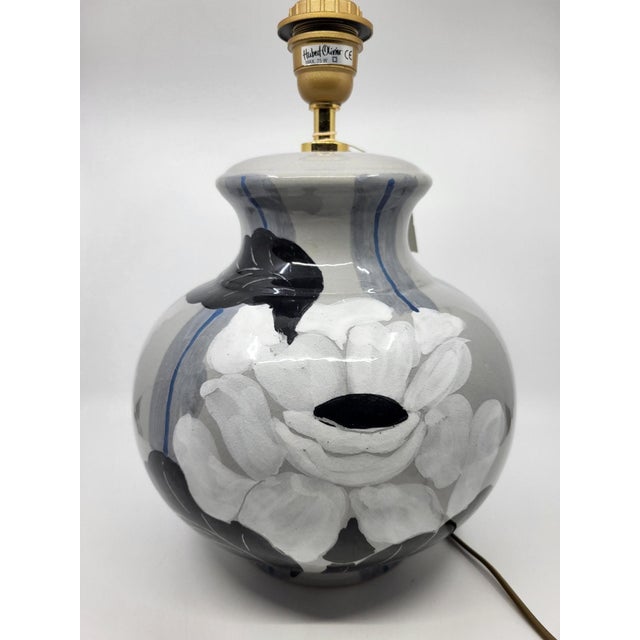 French Ceramic Lamp by Hubert Olivier, 1980s For Sale - Image 12 of 12