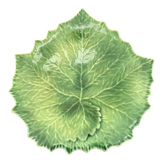 1990s William-Sonoma Leaf Plate Platter For Sale