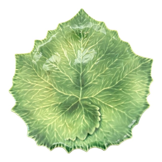 1990s William-Sonoma Leaf Plate Platter For Sale