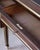 Louis XVI-Style Double-Sided Wood and Brass Bureau Plat with Leather Top For Sale - Image 11 of 13
