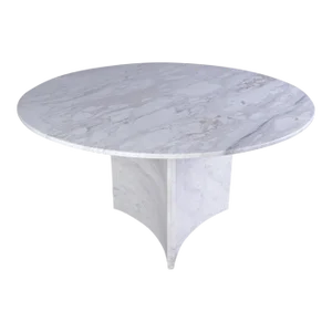 Volakas Marble Round Dining Table 59"