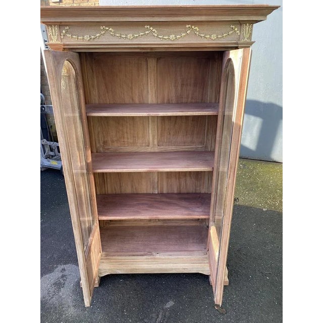 Empire French Bleached Display Cabinet, 1920s For Sale - Image 9 of 13